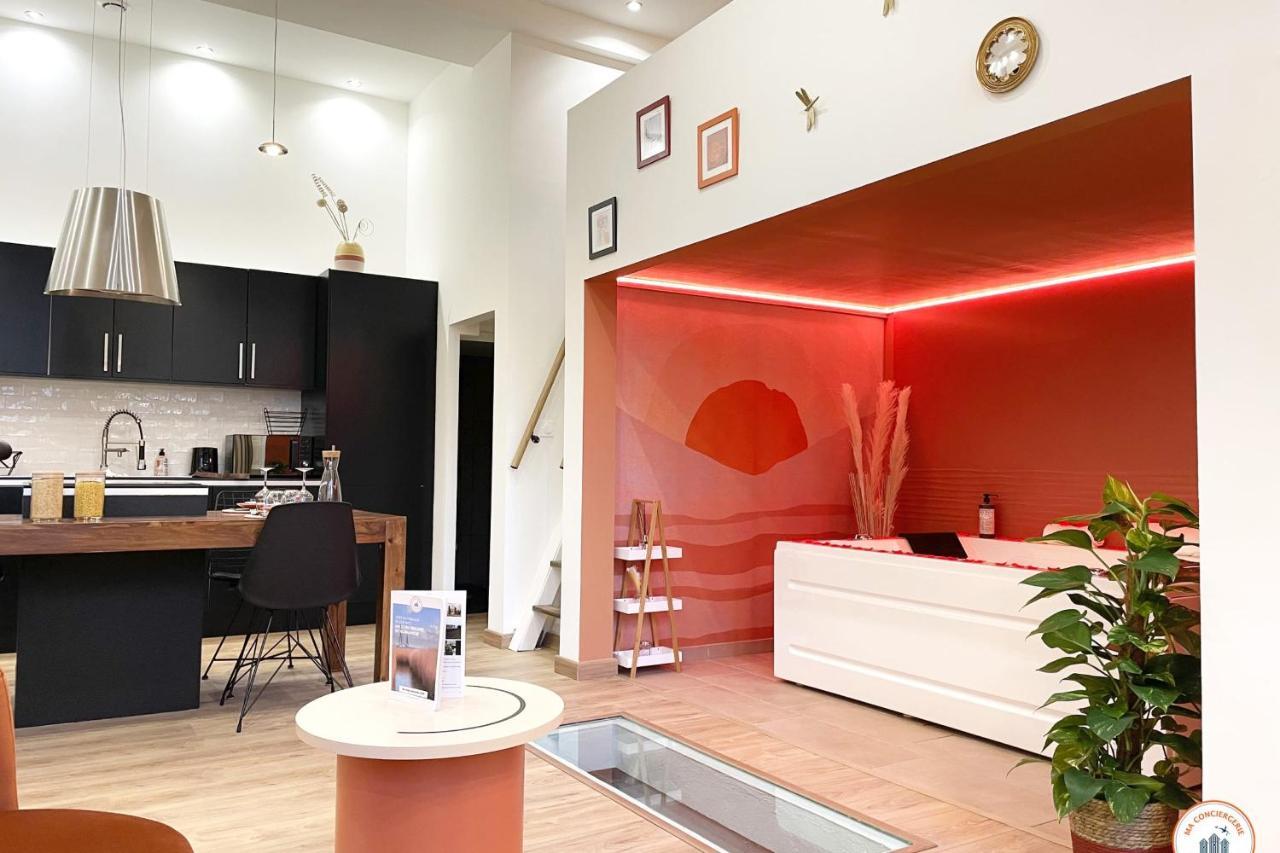 L'Orient-Express - Jacuzzi Spa - Parking - Loft Le Havre Buitenkant foto